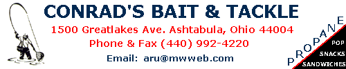 Conrad's Bait and Tackle  440-992-4220
